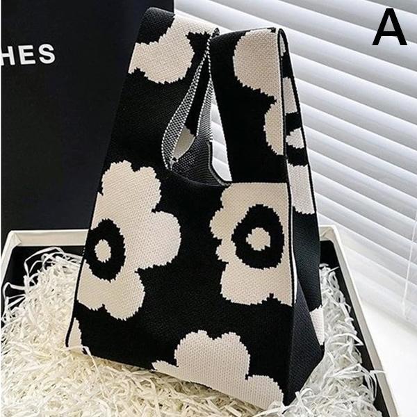 トートバッグ ニット バッグ レディース ミニトート ミニバッグ 手提げ