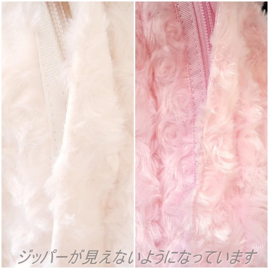 フェイクファー リュックサック もこもこ ファーリュック ピンク