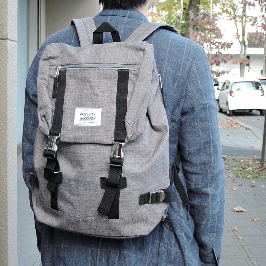 リュックサック ダブルバックル バックパック リュック メンズ レディース ユニセックス メタルバックル プロダクティー Producty Warranty 送料無料 Bag107 Rovel 通販 Yahoo ショッピング