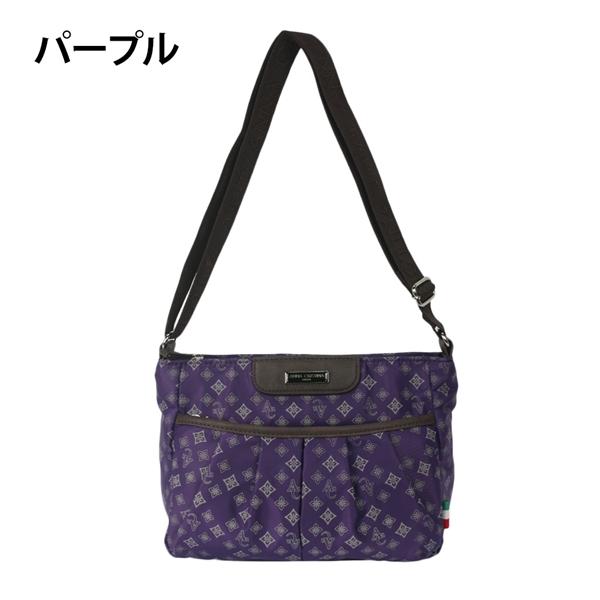 ANNA CRISTINA ショルダーバッグ ロゴプリント横型ショルダーバッグ 
