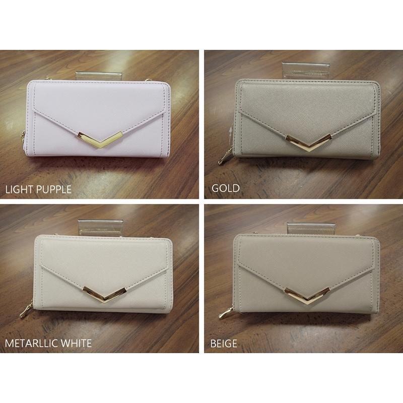 お財布ポシェット スマホポーチ お財布ショルダー お財布バッグ スマホ ショルダーバッグ レディース 斜めがけ 軽量 かわいい 4714 送料無料 |  | 18