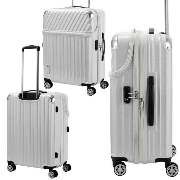 TRAVELIST キャリーケース モーメント M 61L 拡張時72L 5泊前後 無料