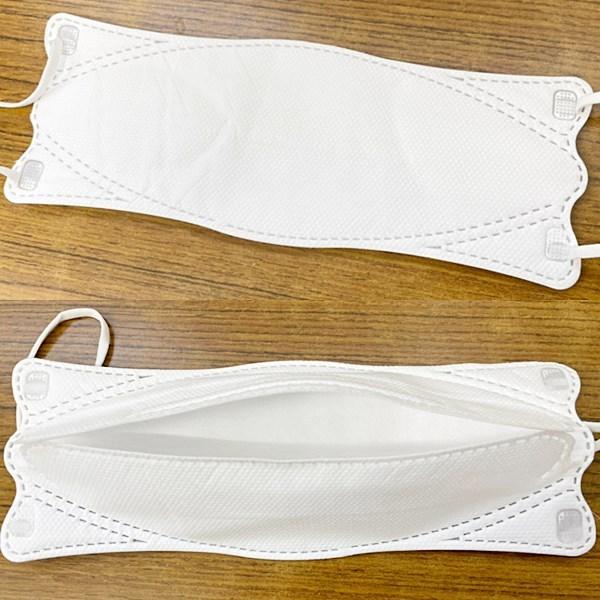 マスク 五層構造 不織布 30枚 個別包装 ホワイト 白 3D 立体構造 使い