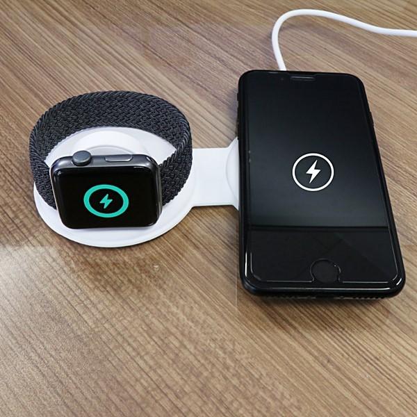 ヒロ・コーポレーション ワイヤレス充電器 2in1 Qi充電器 ヒロ・コーポレーション ワイヤレス充電器 2in1 Qi充電器