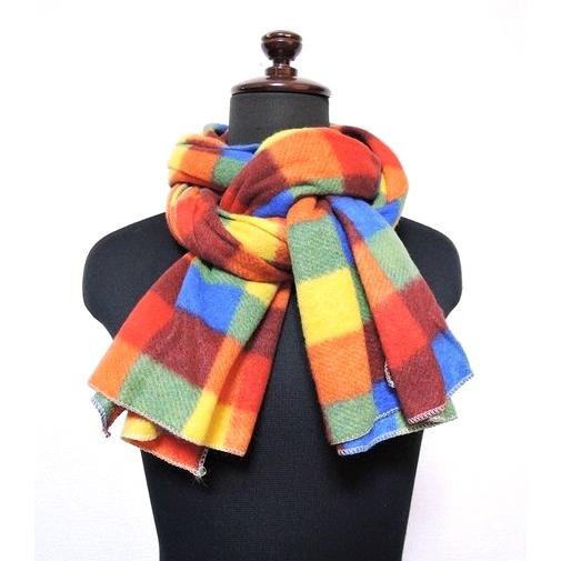 ひざかけ ストール 2WAY フリース 大判 ひざ掛け ブランケット