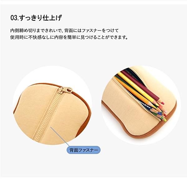 Brunch Brother Run toast pencase ペンケース ペンポーチ 筆箱 ROMANE ロマネ ブランチブラザー トースト｜rovel｜06