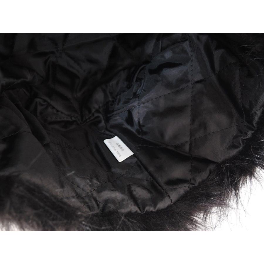 ロシアンハット シンプル フェイクファー ロシアン帽子 Hat ファー帽子 ブラック ホワイト |  | 03