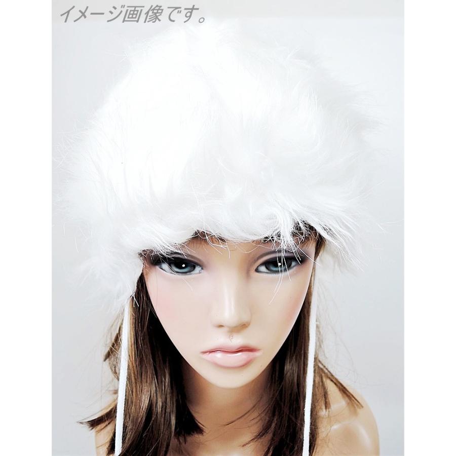 ロシアンハット シンプル フェイクファー ロシアン帽子 Hat ファー帽子 ブラック ホワイト |  | 04