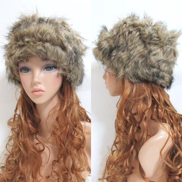 ロシア帽 レディース 帽子 ファー レオパード ヒョウ柄 無地 ロシアンハット 秋冬 |  | 08