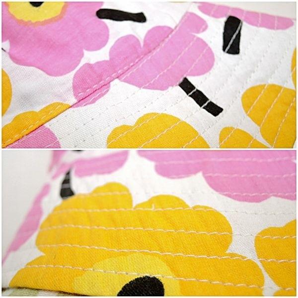 春 夏帽子 花柄 ビビットカラー 可愛い UVカット 綿 リバーシブル帽子 はる帽子 夏帽子 ツバあり 柄帽子 レディース帽子 |  | 04