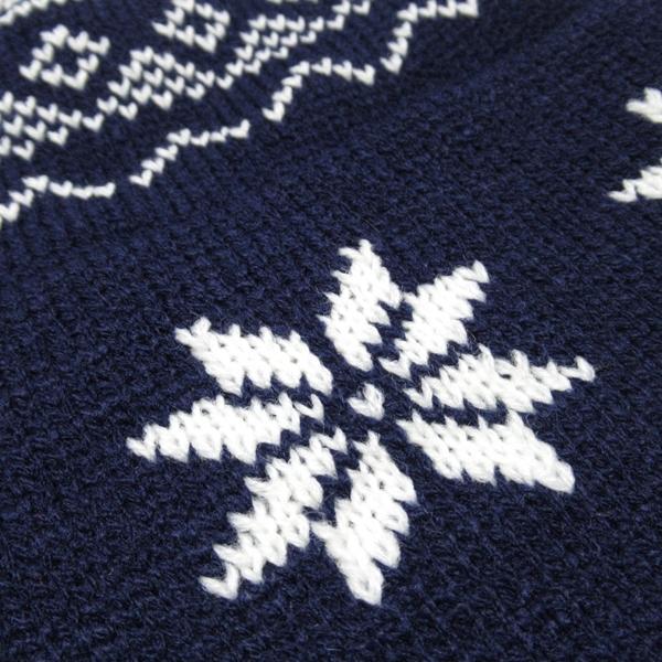 ニット帽 ポンポン付き ノルディック柄 ニット帽子 ぽんぽん付き 正ちゃん帽 ワイン ネイビー ピンク ブラック |  | 09