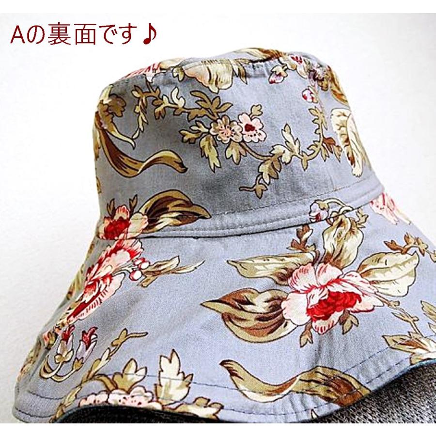 レディース帽子 ハット HAT Hat リバーシブル帽子 ツバ長帽子 UVカット 日焼け対策 熱中症対策 |  | 01