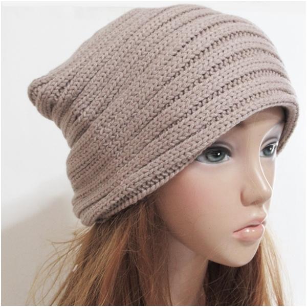 ニット帽 レディース ユニセックス 男女兼用  リブ編み シンプル  チクチクしない ベージュ アイボリー カジュアル帽子 ウォーキング ランニング 秋冬 送料無料 |  | 03