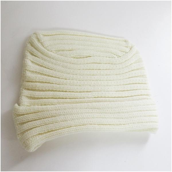 ニット帽 レディース ユニセックス 男女兼用  リブ編み シンプル  チクチクしない ベージュ アイボリー カジュアル帽子 ウォーキング ランニング 秋冬 送料無料 |  | 08