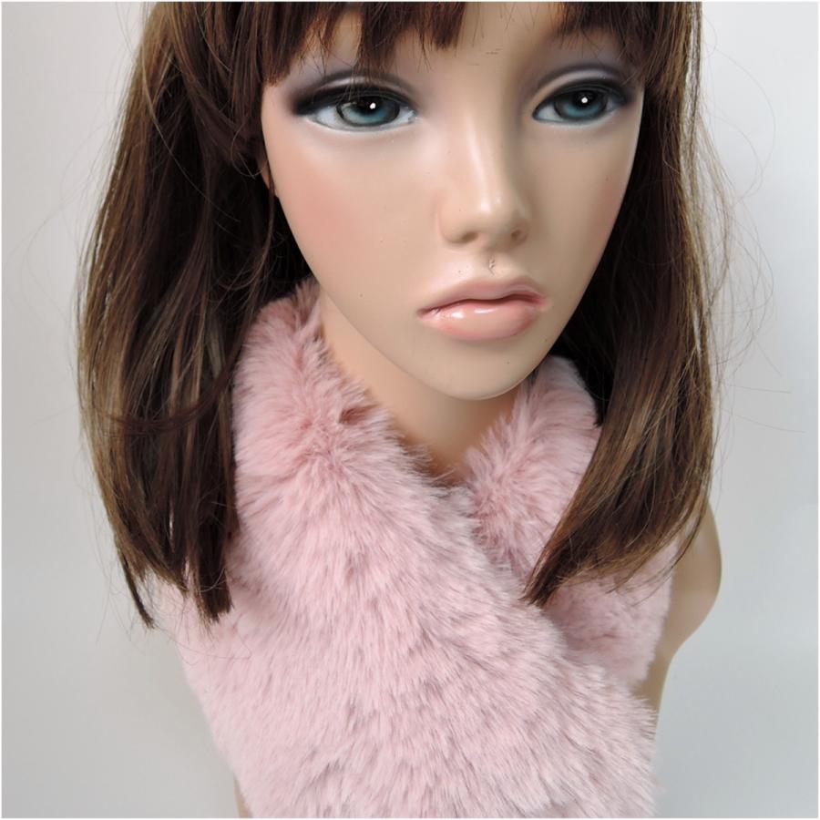 ティペット ファー マフラー マグネット 磁石 レディース フェイクファー ストール 防寒 ふわふわ もこもこ 秋冬 |  | 03