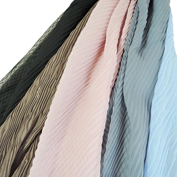 シフォンスカーフ 日本製 ストール しわ加工 プチスカーフ 大人 紫外線対策 UVカット コンパクト |  | 10