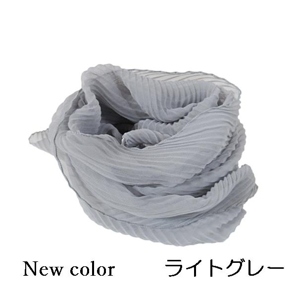 シフォンスカーフ 日本製 ストール しわ加工 プチスカーフ 大人 紫外線対策 UVカット コンパクト |  | 11
