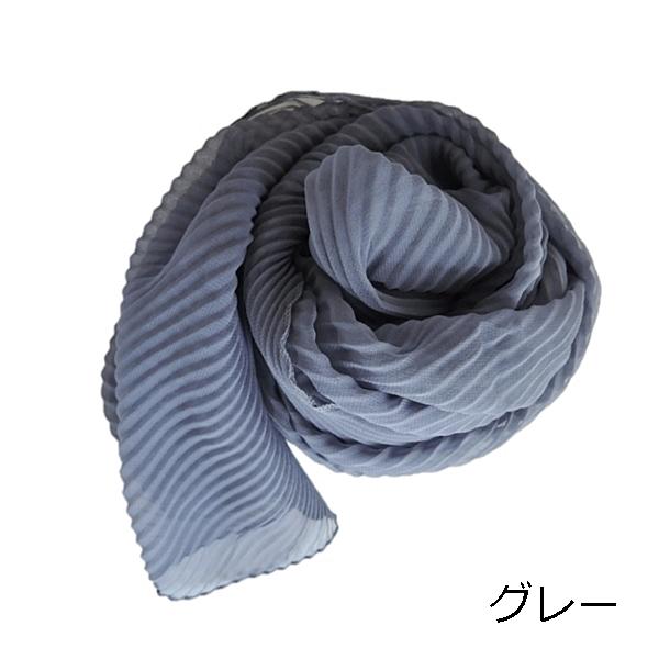 シフォンスカーフ 日本製 ストール しわ加工 プチスカーフ 大人 紫外線対策 UVカット コンパクト |  | 05