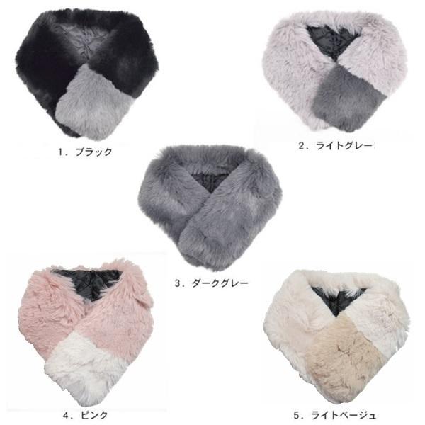 マフラー ファー ティペット ファーマフラー エコファー フェイクファー  秋冬 ふわふわ あったか 暖かい スヌード ストール ネックウォーマー マグネット 磁石 |  | 10