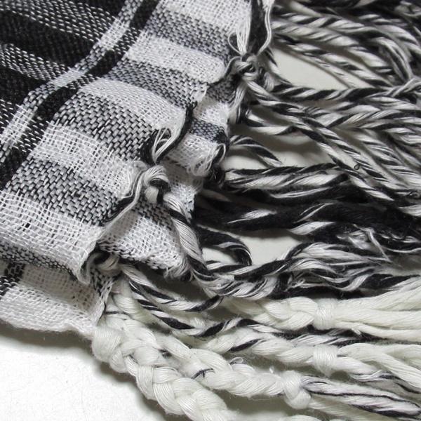 ストール 正方形 アフガンストール 千鳥格子 チェック 軽量 大判