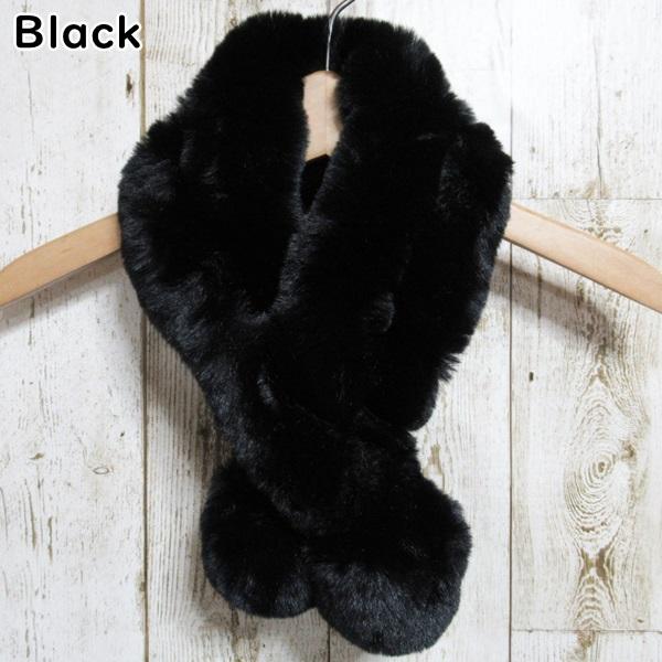 M*t様 新品スーパービューティー　エコファーマフラー付きコート黒44size M*t様 新品スーパービューティー エコファーマフラー付きコート黒