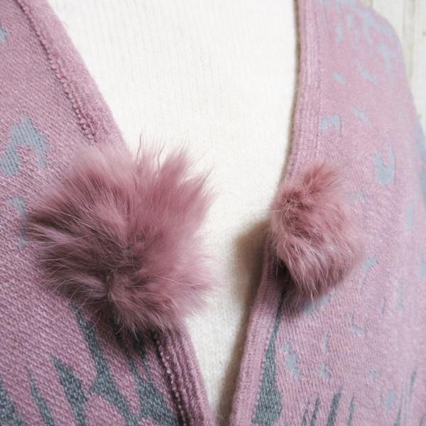 期間限定特別価格 ポンチョ ケープ マント マフラー ラビットファー レディース ポンチョマフラー 羽織りもの 大判 ロング ストール 防寒 アニマル柄 |  | 05