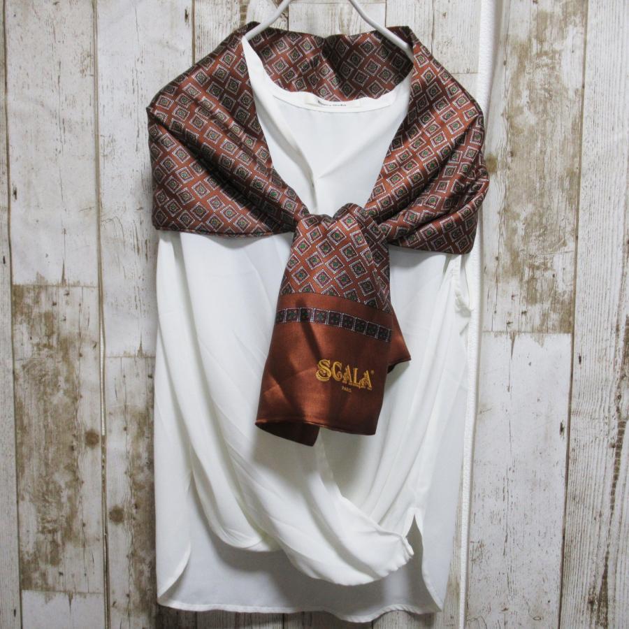 レディースストール オフィス ボータイ ロングストール ストール ロングスカーフ スカーフ アレンジ |  | 01