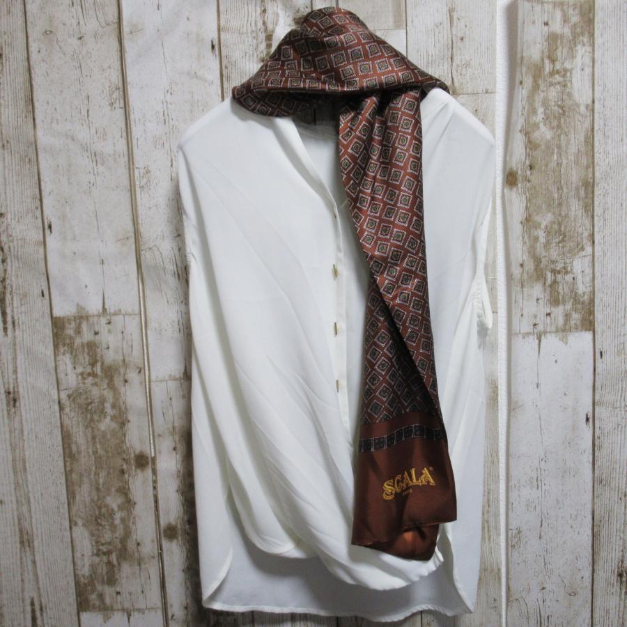 レディースストール オフィス ボータイ ロングストール ストール ロングスカーフ スカーフ アレンジ |  | 05