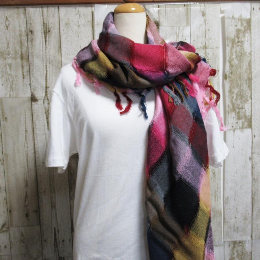 ストール マフラー 春 夏 チェック柄 フリンジ付き 正方形ストール 紫外線 UVカット 日焼けケアー アフガンストール メンズ レディース 大判 |  | 02