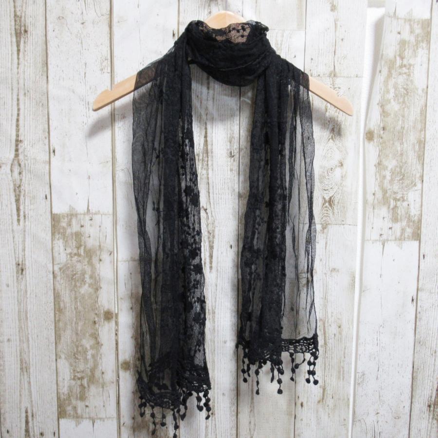 ストール レース ショール 春 夏 紫外線対策 日焼け対策 UV対策 冷房対策 日よけ ブラック ホワイト |  | 04
