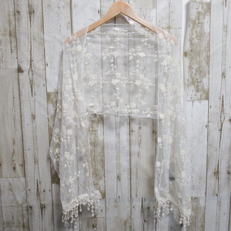 ストール レース ショール 春 夏 紫外線対策 日焼け対策 UV対策 冷房対策 日よけ ブラック ホワイト |  | 07