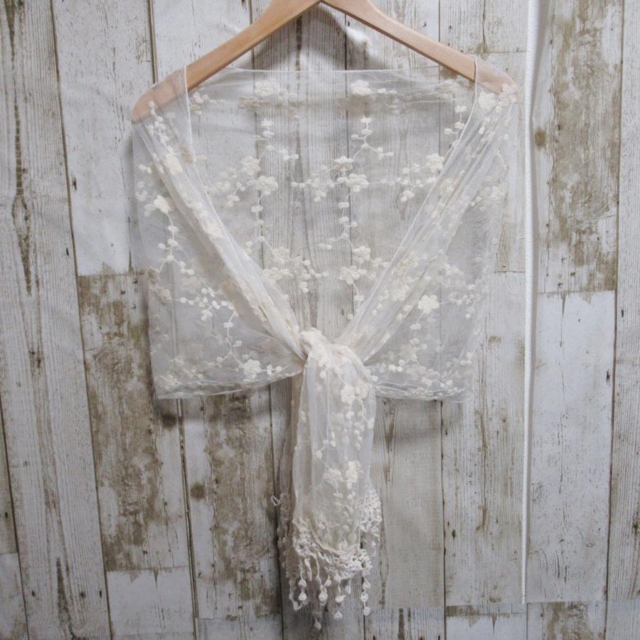 ストール レース ショール 春 夏 紫外線対策 日焼け対策 UV対策 冷房対策 日よけ ブラック ホワイト |  | 08