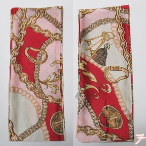 ロングスカーフ ボータイ ストール ロング スカーフ アンティークチェーン ツイリー トレンド スカーフ シルクタッチ 上品 バッグスカーフ |  | 16