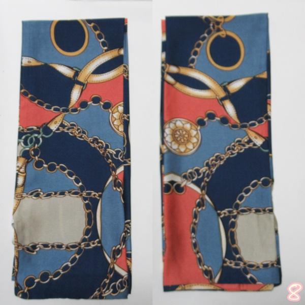 ロングスカーフ ボータイ ストール ロング スカーフ アンティークチェーン ツイリー トレンド スカーフ シルクタッチ 上品 バッグスカーフ |  | 17