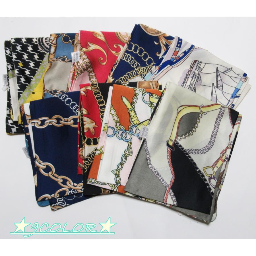 ロングスカーフ ボータイ ストール ロング スカーフ アンティークチェーン ツイリー トレンド スカーフ シルクタッチ 上品 バッグスカーフ |  | 20