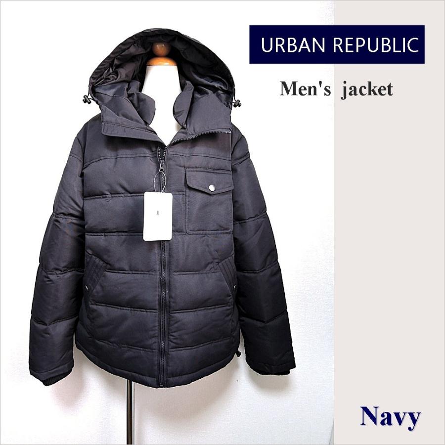 REPUBLIC &CO リパブリック ダウンジャケット ブラック XL メンズ 残り1点 Urban Republic OUTERWEAR 中綿ジャケット ダウンジャケット L