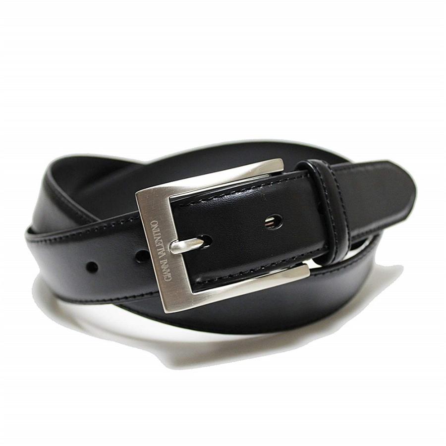 ベルト ロングサイズ GIANNI VALENTINO ジャンニ バレンチノ ブラック