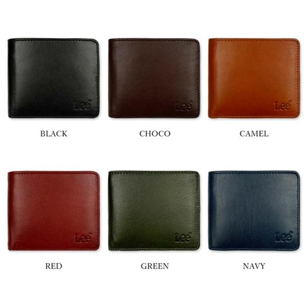 Lee ゴートレザー 二つ折り財布 束入れ 小銭入れ ウォレット 山羊革 本革 リアルレザー LES-2 メンズ財布 財布 リー | Lee | 01