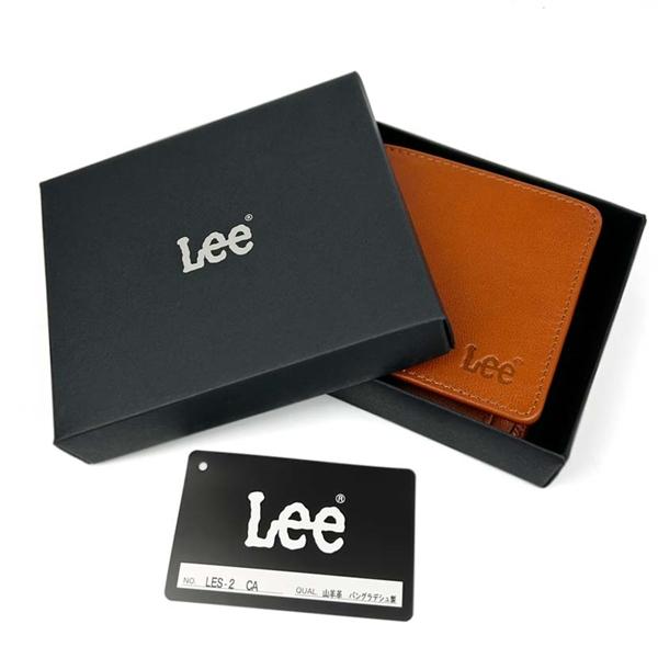Lee ゴートレザー 二つ折り財布 束入れ 小銭入れ ウォレット 山羊革 本革 リアルレザー LES-2 メンズ財布 財布 リー | Lee | 06