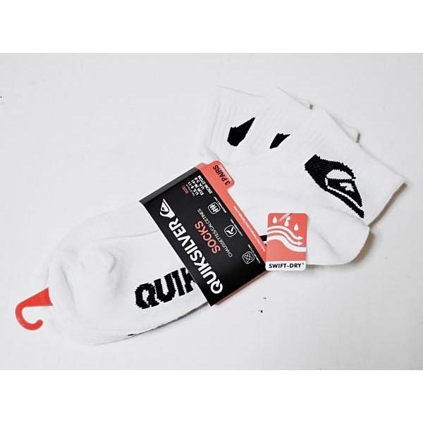 QUICK SILVER メンズ3足組靴下 クイックシルバー : ROVEL - 通販