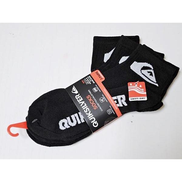 QUICK SILVER メンズ3足組靴下 クイックシルバー : ROVEL - 通販