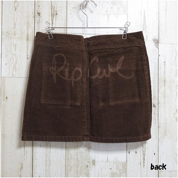 ミニースカート コーデュロイスカート 秋、冬スカート ミニ丈 RIP CURL ブラウン ベージュ グレー 送料無料 |  | 02