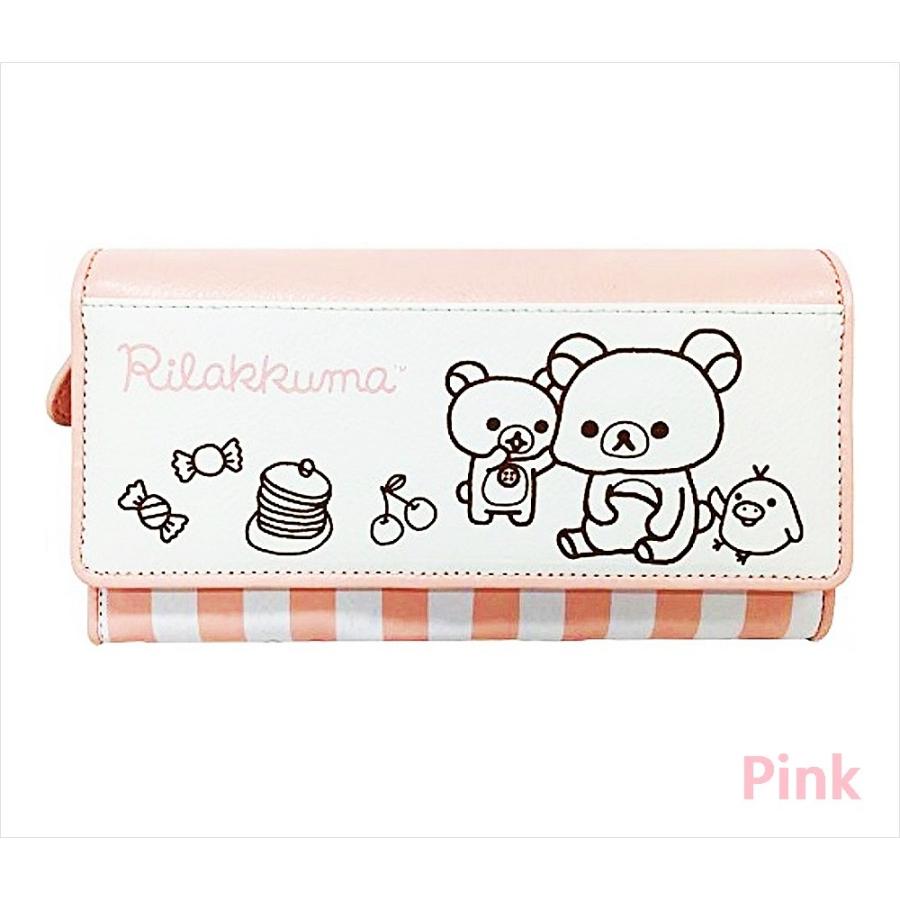 リラックマ かぶせ束入れ 長財布 RK-311PK Rilakkuma 財布 リラックマ かぶせ束入れ 長財布 RK-311PK Rilakkuma 財布
