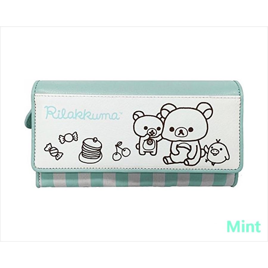 リラックマ かぶせ束入れ 長財布 RK-311PK Rilakkuma 財布 リラックマ かぶせ束入れ 長財布 RK-311PK Rilakkuma 財布