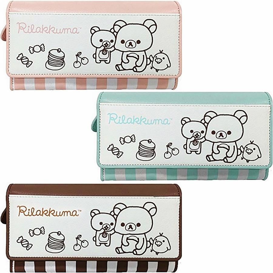 リラックマ かぶせ束入れ 長財布 RK-311PK Rilakkuma 財布 サイフ さいふ ロングウォレット｜rovel｜05