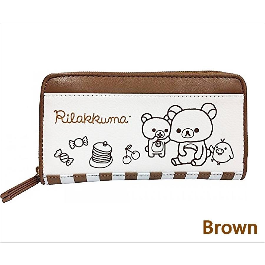 リラックマ ラウンド束入れ 長財布 RK-312BR Rilakkuma 財布 リラックマ ラウンド束入れ 長財布 RK-312BR Rilakkuma 財布