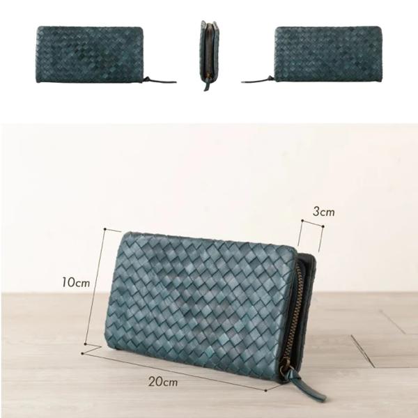 QUAY 馬革 ポニーメッシュ 長財布 PONY LEATHER ポニーレザー