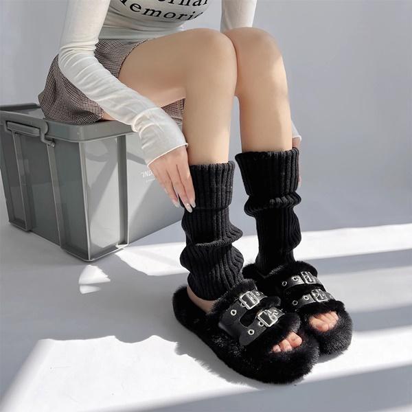 ファーサンダル ボアサンダル レディース 靴 もこもこ モコモコ ファー