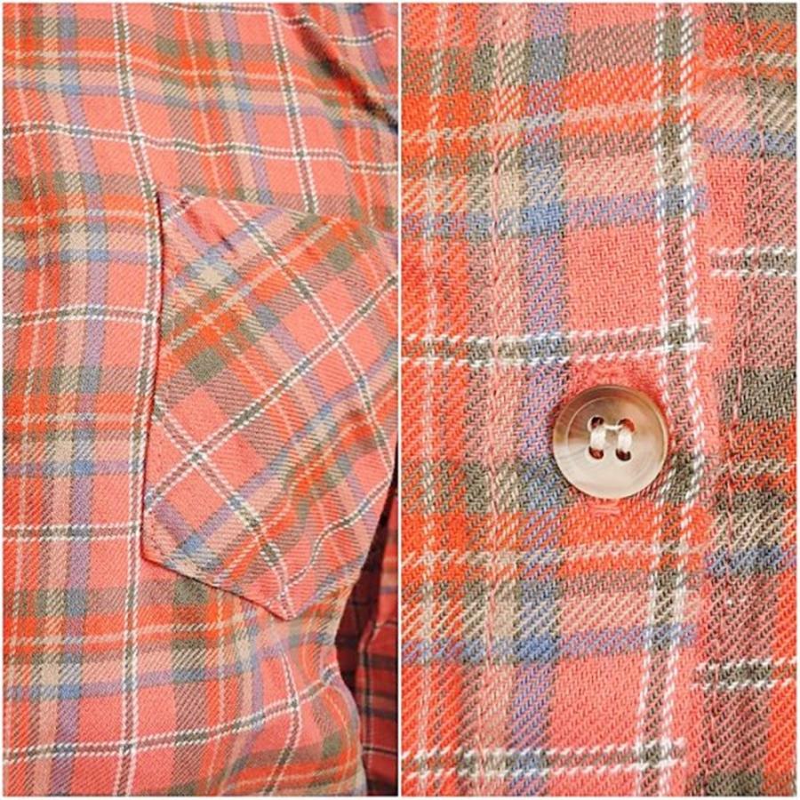 淡いカラーのネルシャツ チェックシャツ レディースチェック柄シャツ