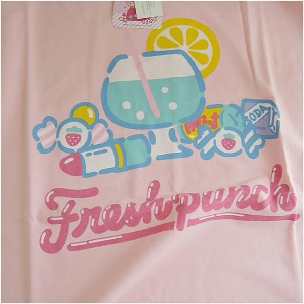 sanrio（サンリオ） 半袖 チュニック Tシャツ レディース Fresh punch